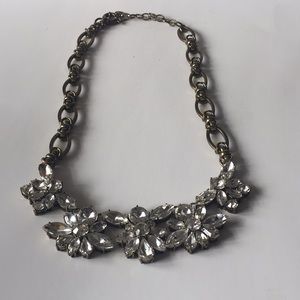 Bella Jack Rhinestone Brass Necklace